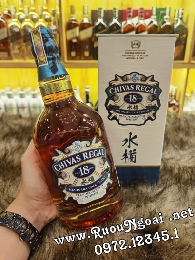 Rượu Chivas 18 Năm Mizunara Nhật