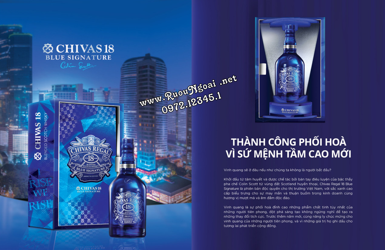 Rượu Chivas 18YO Blue Hộp Quà 2023 4